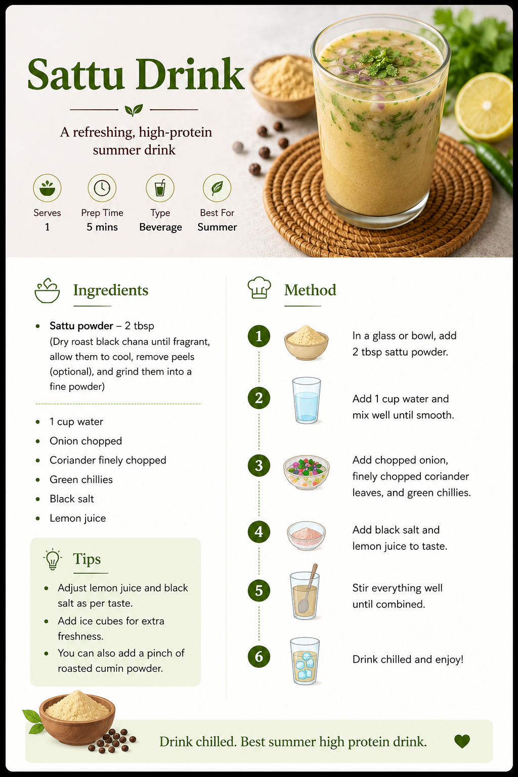 sattu drink